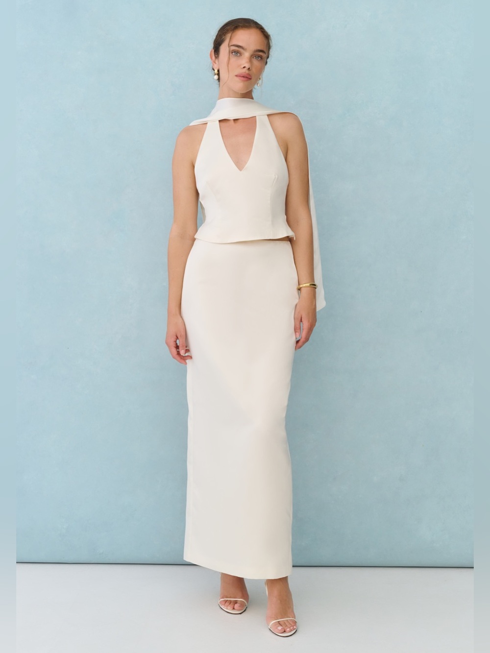 NWT Few Moda Jade Set size 6 ivory cream collab x Little White Looks